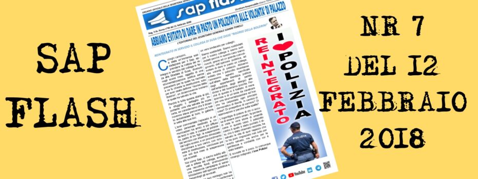 Sap Sindacato Autonomo Polizia