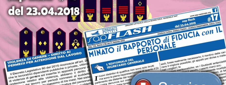 Sap Sindacato Autonomo Polizia