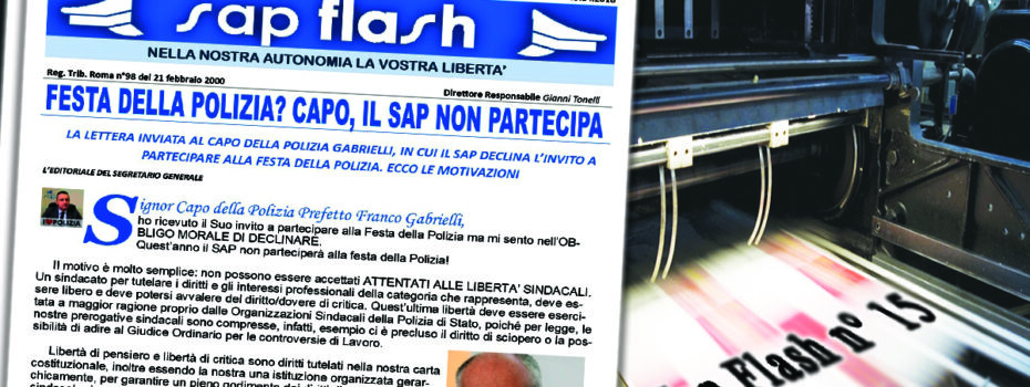 Sap Sindacato Autonomo Polizia