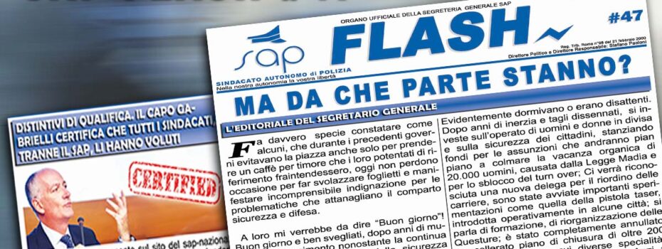 Sap Sindacato Autonomo Polizia