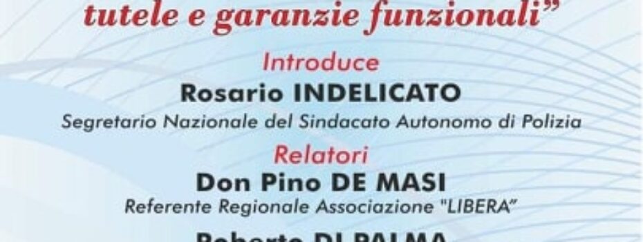 Sap Sindacato Autonomo Polizia