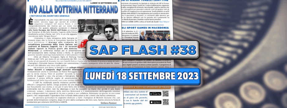 Sap Sindacato Autonomo Polizia