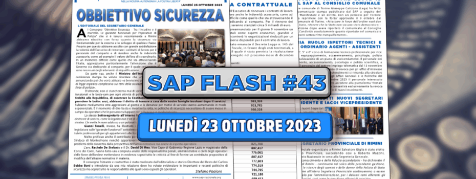 Sap Sindacato Autonomo Polizia