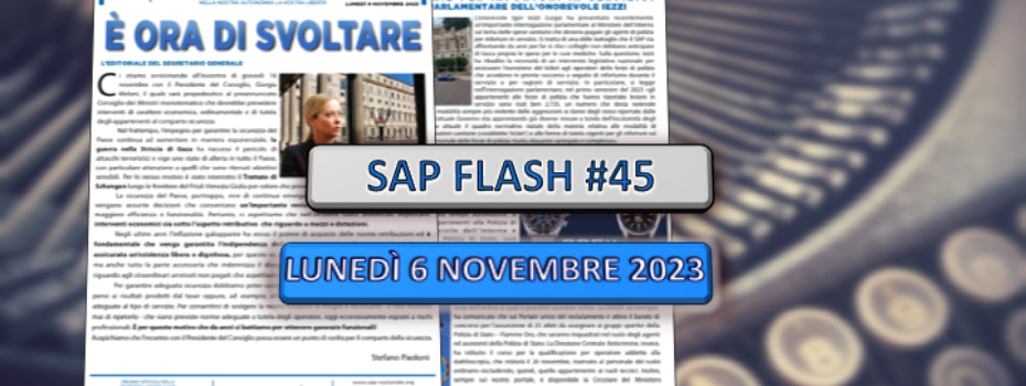 Sap Sindacato Autonomo Polizia