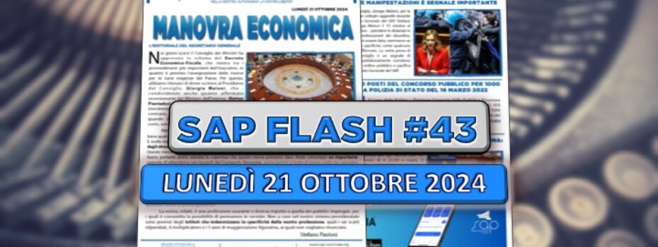 Sap Sindacato Autonomo Polizia