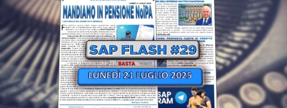 Sap Sindacato Autonomo Polizia