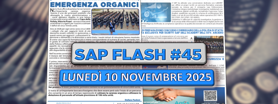 Sap Sindacato Autonomo Polizia